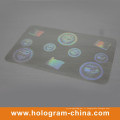 Hologramme transparent de la carte d&#39;identification de sécurité laser 3D